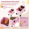 COSTWAY 150L Bollerwagen faltbar, Transportwagen mit Produktbild-Vorschau 4