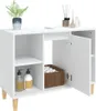 vidaXL Vanity Unit White 80x33x60 cm Dřevěný materiál Náhled obrázku produktu 5