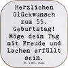 Mr. & Mrs. Panda Tischuntersetzer Spruch 55. Geburtstag Produktbild-Vorschau 1