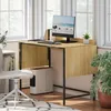 Bureau pliant HOMCOM, bureau d'ordinateur, bureau de bureau Voir les images du produit 8