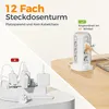 TESSAN 12 Fach Mehrfachsteckdose mit 2 USB C und 4 USB A Produktbild-Vorschau 6