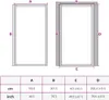 Innentür Schwarz 102x201,5 cm Hartglas & Aluminium Schlank Produktbild-Vorschau 9