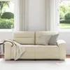 vidaXL 2-Sitzer-Sofa Creme 180x81x84 cm Kunstleder Produktbild-Vorschau 3