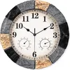 SensaHome Wanduhr YS1002 – Wasserdichte Harz-Steinoptik Produktbild-Vorschau 1