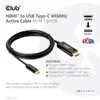 CLUB3D HDMI to USB Type-C 4K60Hz Active Cable M/M 1.8m/6 ft Produktbild-Vorschau 7