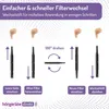 4er Pack CeruStop Cerumenfilter, Filter Für Hörgeräte 1,3 Produktbild-Vorschau 4
