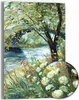 DEQOART Hybrid Leinwand Bild 60x90 cm 'Blühende Natur' Produktbild-Vorschau 1