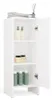 Badezimmerschrank Nina 1D Weiss Regal 3 Fächer 1 Tür Für Produktbild-Vorschau 2
