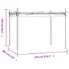 Pergola mit Schiebedach Anthrazit 295x292x230 cm Produktbild-Vorschau 6