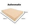 20x SAD Warenpostkartons 350x250x30mm Karton für Warenpost Produktbild-Vorschau 4