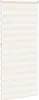 vidaXL Doppelrollo Marmorbeige 95x230 cm Stoffbreite 90,9 Produktbild-Vorschau 3