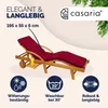 Detex Coussin pour transat rouge chaise longue de jardin Voir les images du produit 2