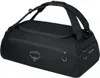 A black duffel bag with shoulder straps. Produktbild-Vorschau