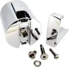 A chrome-finished faucet handle and associated screws are displayed against a white background. Produktbild-Vorschau