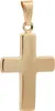 Gold Anhänger Kreuz  mit Goldkette massiv 333 - 8 Karat Produktbild-Vorschau 3