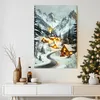 Weihnachts Wandbild mit LED Beleuchtung Batterie betrieben Produktbild-Vorschau 4