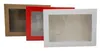 Dekorative Geschenkbox aus Karton, rot, 220 x 150 x 20 mm, Produktbild-Vorschau 4