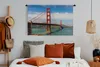 MuchoWow® Wandteppich Wandbehang Blick auf die Golden Gate Produktbild-Vorschau 4