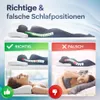 2 Nackenkissen Kopfkissen + Kissenbezug Kissenhülle Produktbild-Vorschau 4