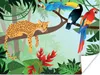 MuchoWow® Poster Dschungeltiere - Tukan - Jungen - Mädchen Produktbild-Vorschau 1