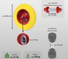 Schubkarrenrad Vollgummi 4.00-8 / 4.80 mit Achse 200 Kg Produktbild-Vorschau 3