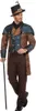 A man in a steampunk landlord costume holding a cane. Produktbild-Vorschau