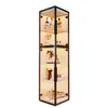 Merax Acryl Vitrine, LED Beleuchtung und 5 Einlegeböden, Produktbild-Vorschau 7