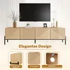 Merax Moderner TV-Schrank mit 4 Türen und 3D-Textur, TV Produktbild-Vorschau 8