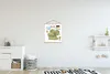 MuchoWow® Textilposter Illustrierte Karte von Deutschland Produktbild-Vorschau 2