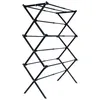 Étendoir vertical extensible en métal réglable, noir Voir les images du produit 12