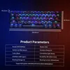 Mechaniczna klawiatura do gier MOTOSPEED CK61 RGB Czerwona Podgląd zdjęcia produktu 14