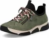 A studio shot of a single green sneaker. Produktbild-Vorschau