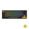 A mechanical keyboard with RGB lighting and a separate keycap. Produktbild-Vorschau