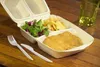 Menüboxen mit Klappdeckel, XPS 3-geteilt 7,5 cm x 22 cm x Produktbild-Vorschau 2