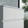 doporro Meuble de Salle de Bain Suspendu Blanc Mat Voir les images du produit 6