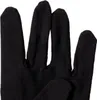 A close-up view of a black glove, showing the fingers. Produktbild-Vorschau