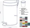 KELA Panier à cosmétiques TEAL métal 3 L KL-20528 Voir les images du produit 6