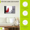 ARTland Leinwandbild Rote Vasen Größe: 100x70 cm Produktbild-Vorschau 2
