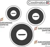 Set di 3 coperchi in silicone Coolinato Anteprima dell’immagine prodotto 4