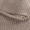 A close-up view of the corduroy fabric of a beanbag chair, showing a zipper. Anteprima dell’immagine prodotto