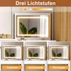 Merax Schminktisch mit LED Spiegel, drehbarer L-förmiger Produktbild-Vorschau 9