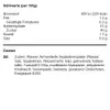 Nutritional information and ingredients list for a food product. Podgląd zdjęcia produktu