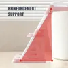 Siège de toilette 2 en 1 avec marchepied, pliable, rose Voir les images du produit 4