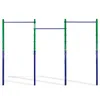 CCLIFE Reckstange Outdoor Turnreck dreifache Turnstange Produktbild-Vorschau 1