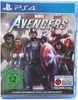 The image shows the front cover of a PlayStation 4 game case for Marvel's Avengers. Produktbild-Vorschau