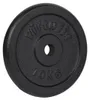 VirtuFit Gusseisen-Hantelscheibe 30 mm 10 kg Schwarz Produktbild-Vorschau 1