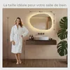 S'AFIELINA Miroir de salle de bain, Interrupteur LED Voir les images du produit 2