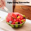 Wassermelonen Schneider,3-in-1-Obstschneider aus Edelstahl Produktbild-Vorschau 4