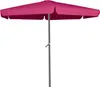 A pink patio umbrella with a metal pole against a white background. Produktbild-Vorschau