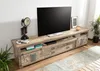 MASSIVMOEBEL24 | mobile TV in legno di Mango 260x50x60 Anteprima dell’immagine prodotto 2